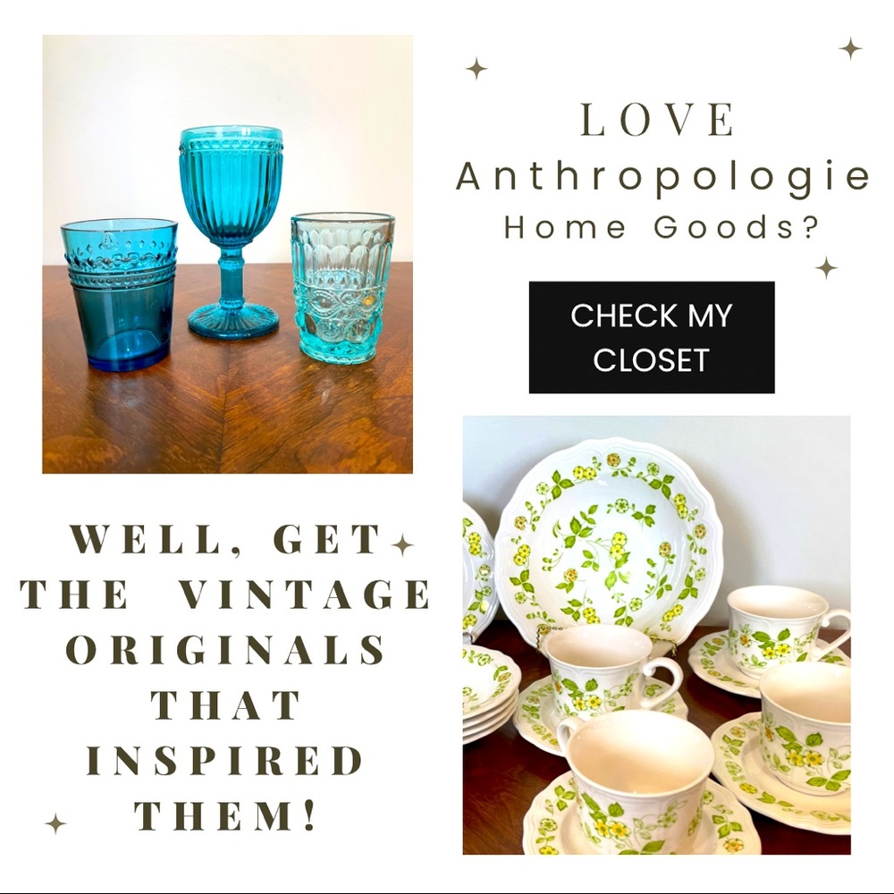 Vintage Anthropologie Style Home Goods